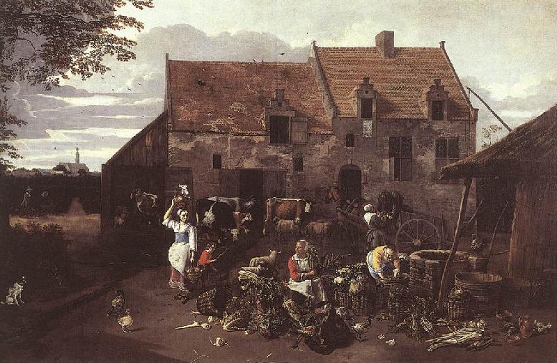 Jan Siberechts The Market Garden oil painting picture